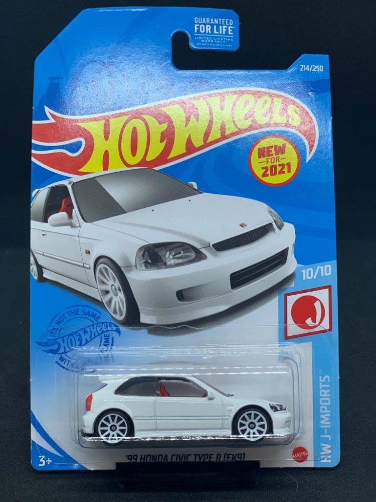 Hot Wheels Honda Civic Type R Ek White Carshoping