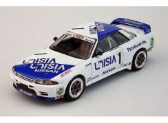 IXO Models - 1991 Nissan GT/R R32 Macau Guia Race Hasemi, white-blue