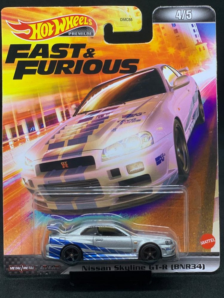 Hot Wheels Fast and outlet Furious Nissan Skyline GT-R (BNR34) Lot!!!!