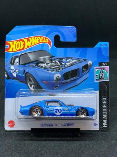 Hot Wheels - 1970 Pontiac Firebird Blue - card variant: FROM THE COLLECTION