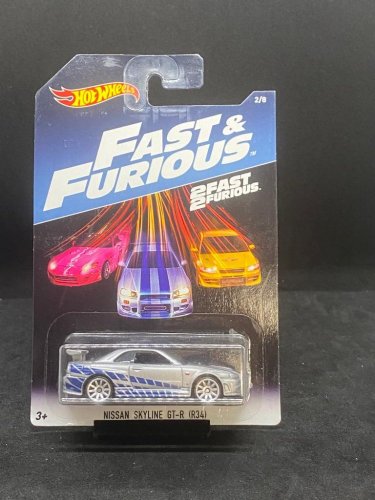 Hot Wheels - Nisan skyline GT-R (R34) Fast and furious :: carshoping