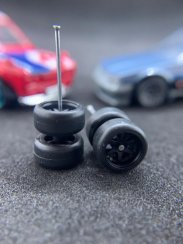 Hot Wheels / Matchbox - Custom wheels A3 Black