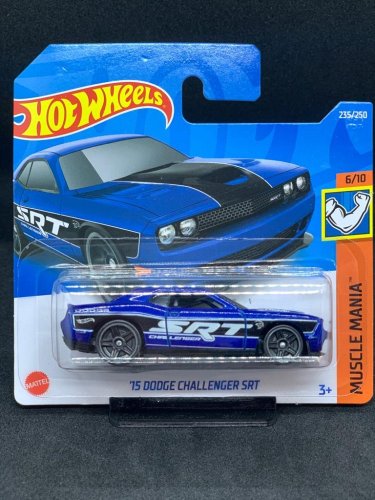 Hot Wheels - 15 Dodge Challenger SRT blue
