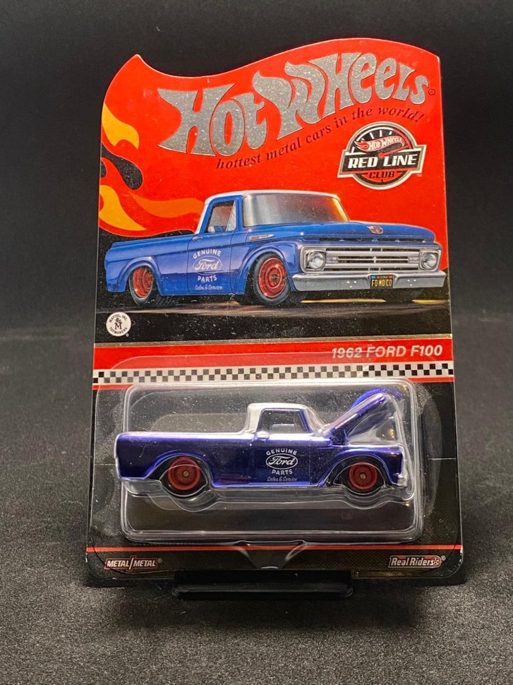 ホットウィール　1962 FORD F100 2022 Hot Wheels Red Line Club 1962 Ford F100 (#22279/25000