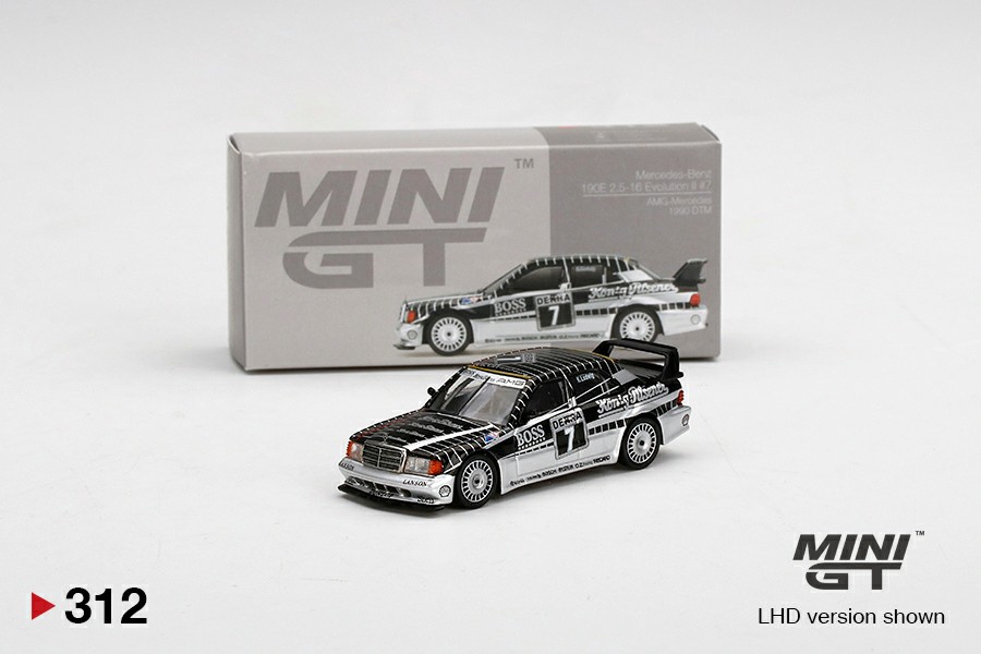 ミニカー MINI GT edes-Benz190E2.5-16EvolutionII#7 MINI GT 1:64 Benz 190E 2.5-16 Evolution II #7 LHD Car in box
