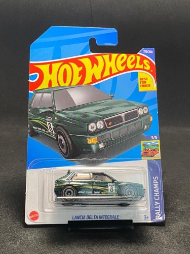 Hot Wheels - Lancia Delta Integrale Green - card variant: NEW
