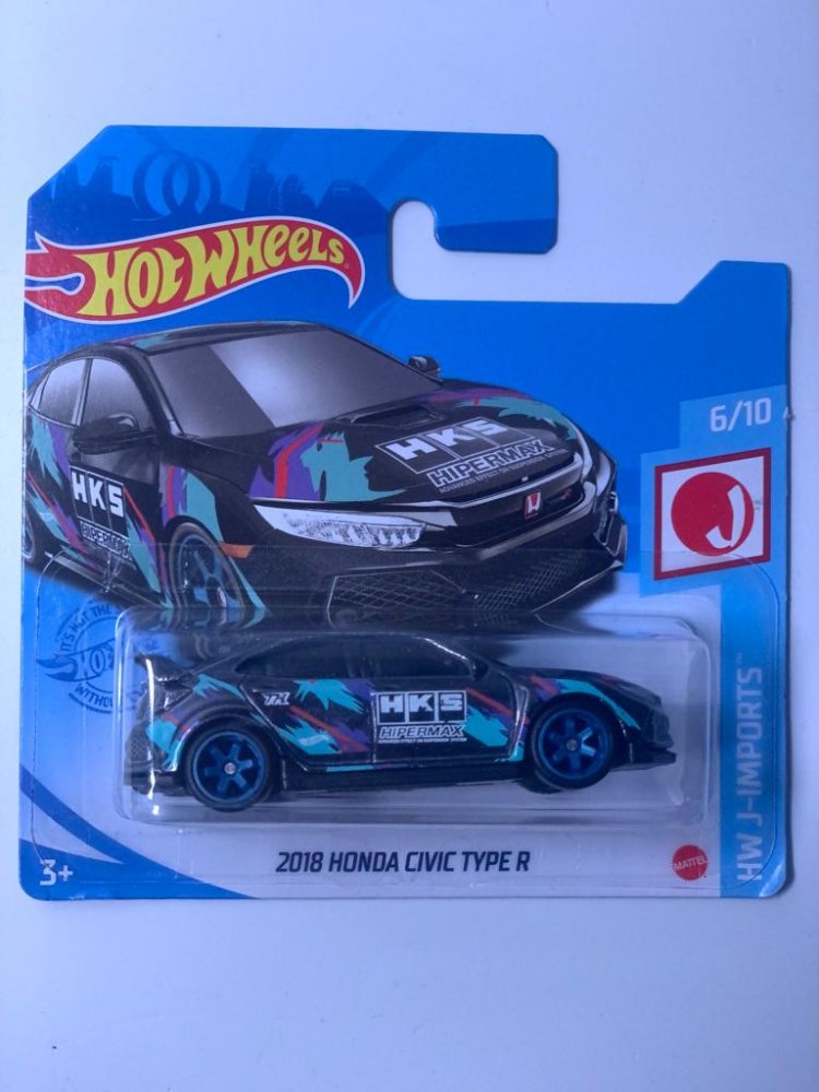 Hot Wheels - 2018 Honda Civic Type R HKS - STH - Super Treasure