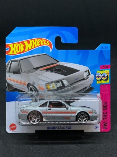 Hot Wheels - 84 Mustang SVO Silver - card variant: FROM THE COLLECTION