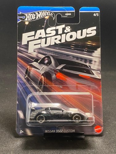 Hot Wheels - Nissan 350Z Custom Fast and Furious - Kartenvariante: BESCHÄDIGTES PAKET
