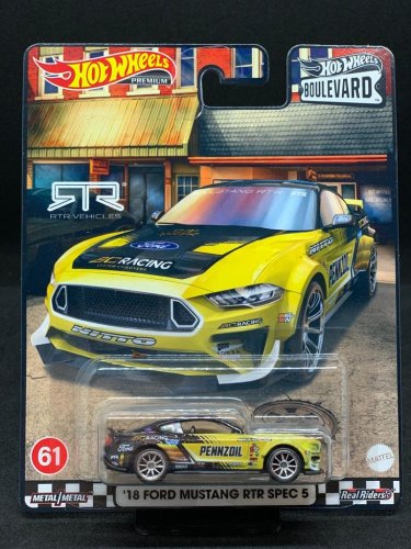 Hot Wheels - 18 Ford Mustang RTR SPEC 5 - Boulevard - Formula Drift ...