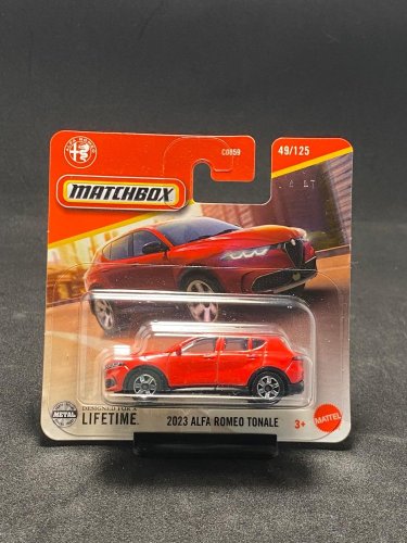 Matchbox - 2023 Alfa Romeo Tonale red - varianta karty: ZO ZBIERKY