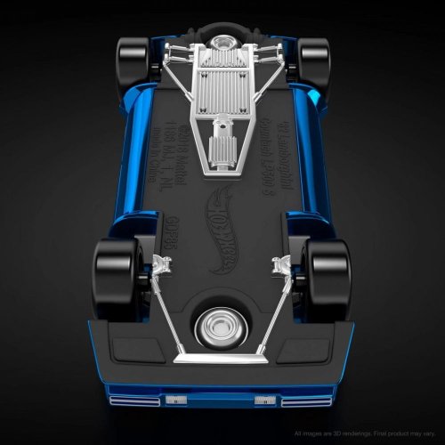 Hot Wheels - 82 Lamborghini Countach LP 500 S - Blue Chrome - RLC