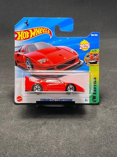 Hot Wheels - Ferrari F40 Competizione - varianta karty: NOVINKA