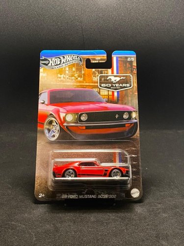 Hot Wheels -69 Ford Mustang Boss 302 - Kartenvariante: AUS DER SAMMLUNG