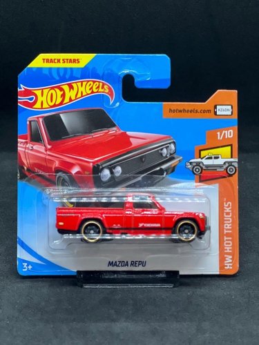 Hot Wheels - Mazda Repu red Yokohama - varianta karty: NOVINKA