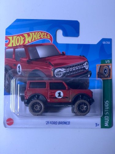 Hot Wheels - 21 Ford Bronco rot