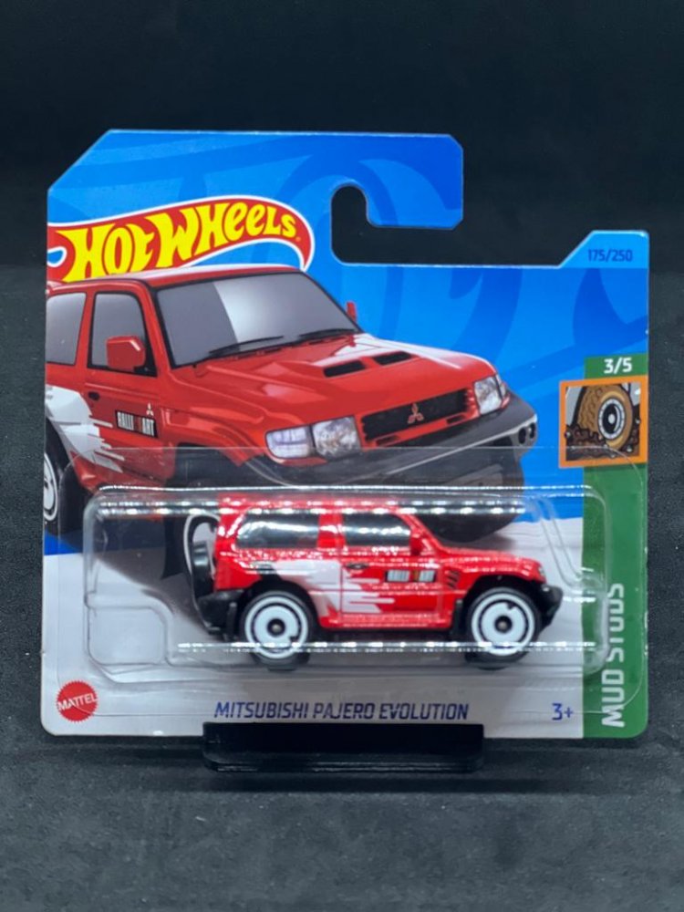 Hot Wheels Mitsubishi Pajero Evolution red Ralliart carshoping
