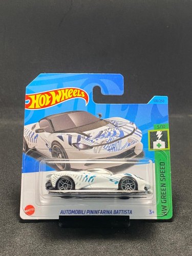 Hot Wheels -  Automobili Pininfarina Battista white - Kartenvariante: NEU