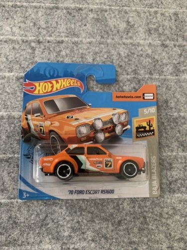 Hot Wheels - 70 Ford Escort RS1600 - card variant: DAMAGED PACKAGE