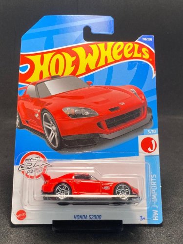 Hot Wheels - Honda S2000 red - card variant: DAMAGED PACKAGE