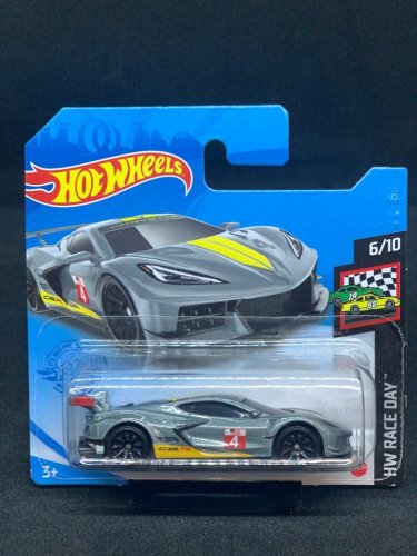 Hot Wheels - Corvette C8.R Grey - card variant: FROM THE COLLECTION