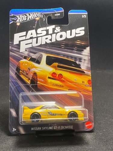 Hot Wheels - Nissan Skyline GT-R (BCNR33) Fast and Furious