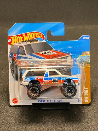Hot Wheels - Chevy Blazer 4x4 - Kartenvariante: BESCHÄDIGTES PAKET