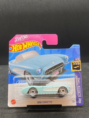 Hot Wheels - 1956 Corvette Barbie - card variant: FROM THE COLLECTION