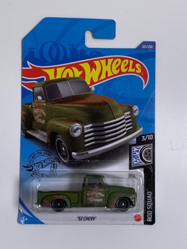 Hot Wheels - 52 Chevy - card variant: DAMAGED PACKAGE
