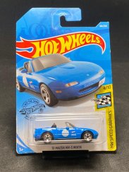 Hot Wheels - 91 Mazda MX-5 Miata blue