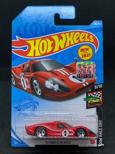 Hot Wheels - 67 Ford GT40 Mk.IV - card variant: FROM THE COLLECTION
