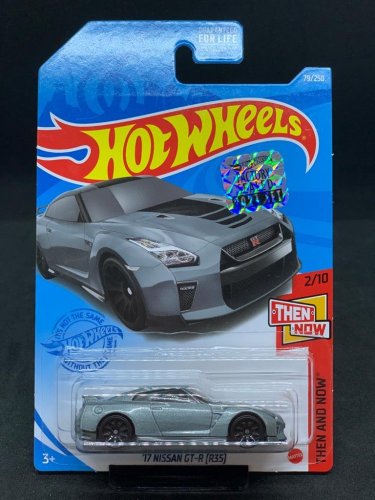 Hot Wheels - 17 Nissan GT-R (R35) Grey - Factory Sealed Hot Wheels - 17 Nissan GT-R (R35) Grey - Factory Sealed