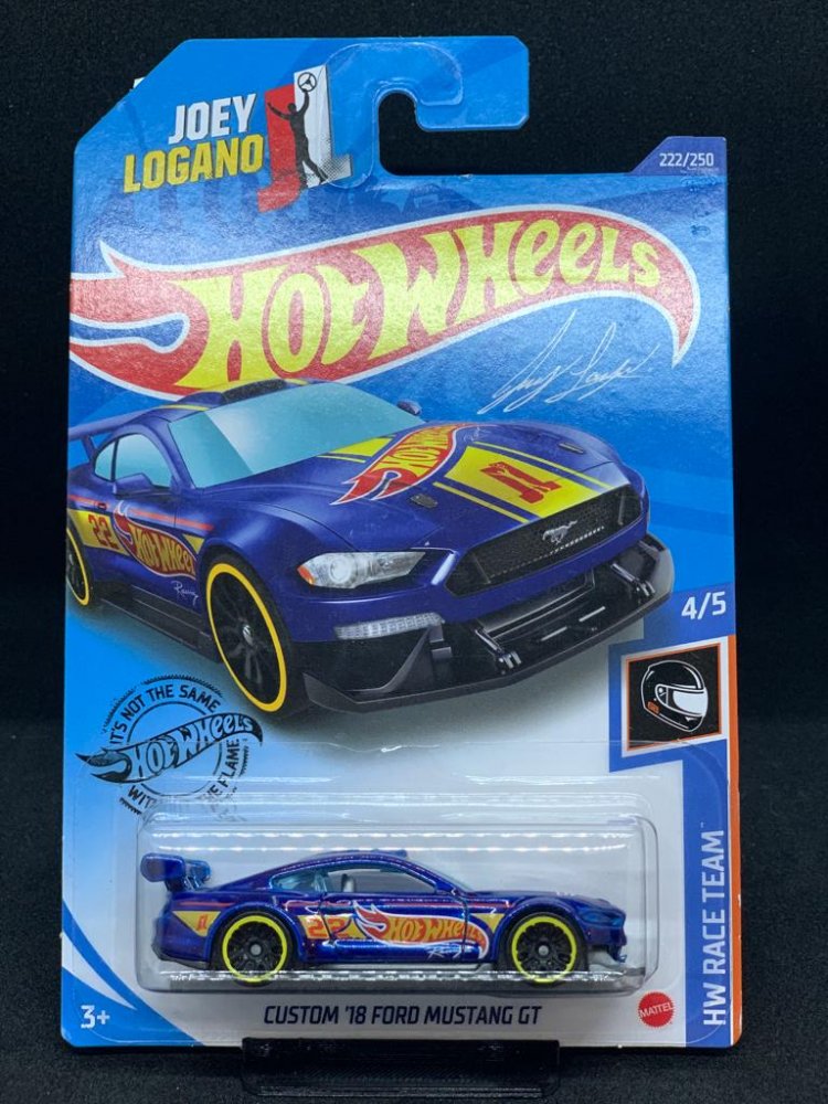 Hot Wheels Custom 18 Ford Mustang Gt Joey Logano Carshoping 0713