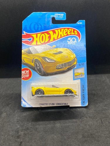 Hot Wheels - Corvette C7 Z06 Convertible yellow