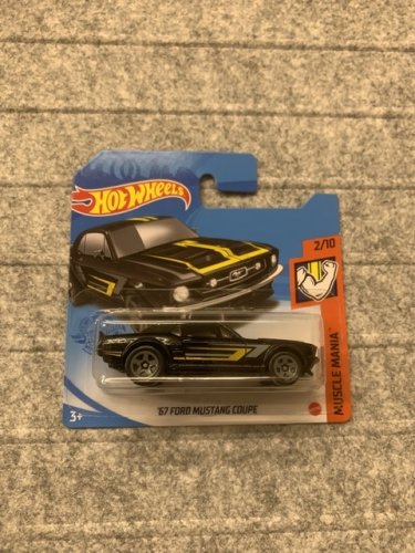 Hot Wheels - 67 Ford Mustang Coupe - varianta karty: ZE SBÍRKY