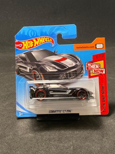 Hot Wheels - Corvette C7 Z06 - varianta karty: FACTORY SEALED