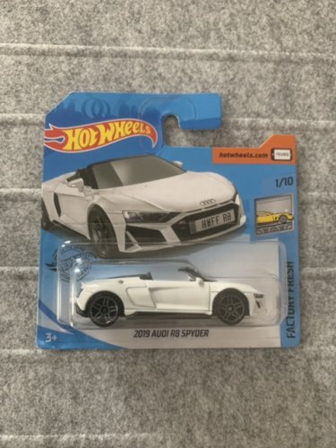 Hot Wheels - 2019 Audi R8 Spyder white - Kartenvariante: AUS DER SAMMLUNG