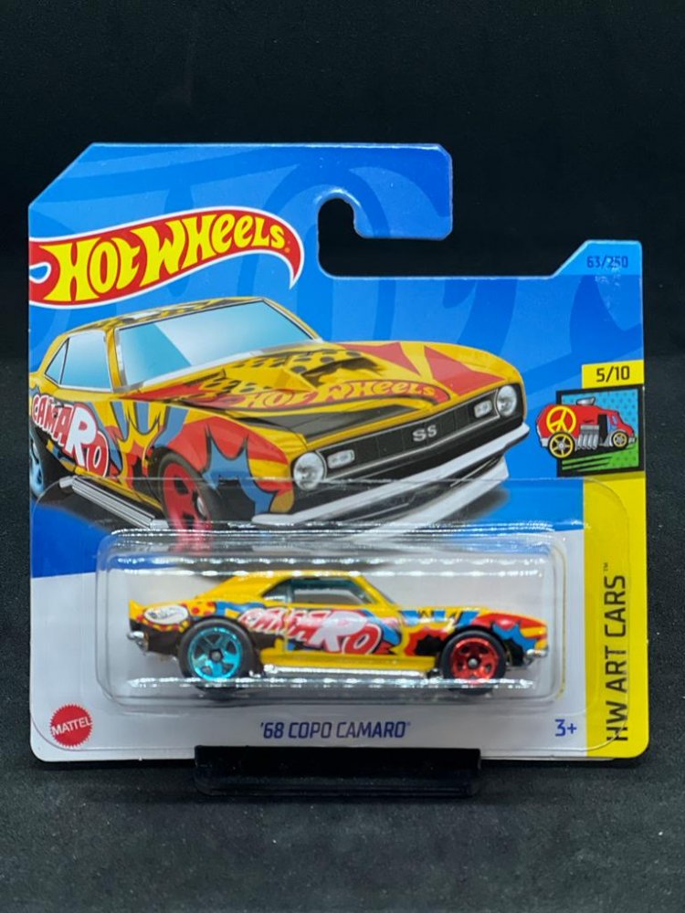 Hot hotsell Wheels STH HW ART CARS '68 COPO CAMARO 5/10 63/250