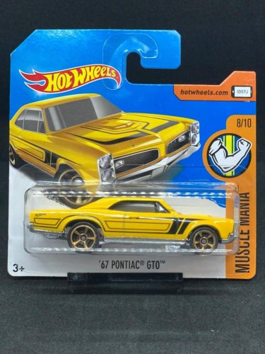 Hot Wheels - 67 Pontiac GTO yellow :: carshoping