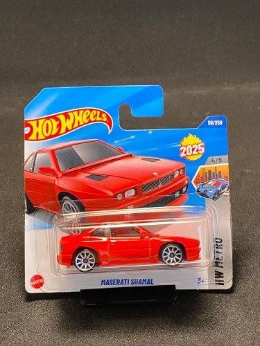 Hot Wheels - Maserati Shamal - varianta karty: NOVÉ