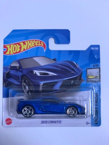 Hot Wheels - 2020 Corvette - varianta karty: ZE SBÍRKY