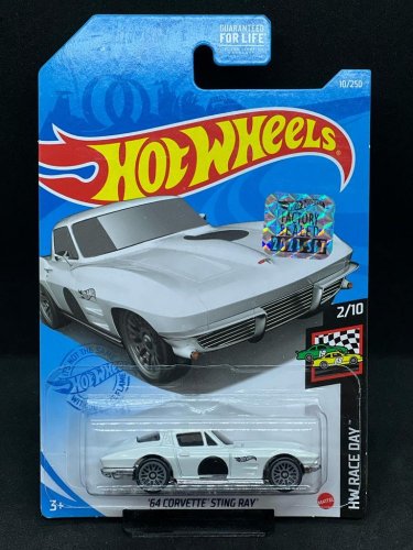 Hot Wheels - 64 Corvette Sting Ray white - Factory Sealed