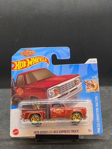 Hot Wheels - 1978 Dodge Li´l Red Expres Truck - varianta karty: ZE SBÍRKY