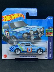 Hot Wheels - 70 Ford Escort RS1600 Blue