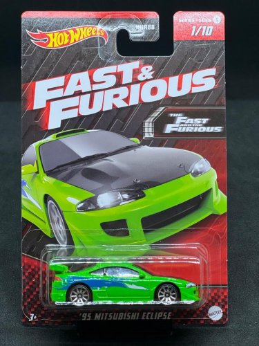 Hot Wheels - 95 Mitsubishi Eclipse - Fast and Furious