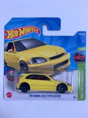 Hot Wheels - 99 Honda Civic Type R (EK9) yellow