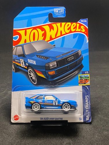 Hot Wheels - 84 Audi Sport Quattro Bilstein blue