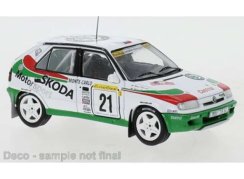 IXO Models - 1997 Skoda Felicia Kit Car No.21 Rally Monte Carlo Sibera/Gross, white/green