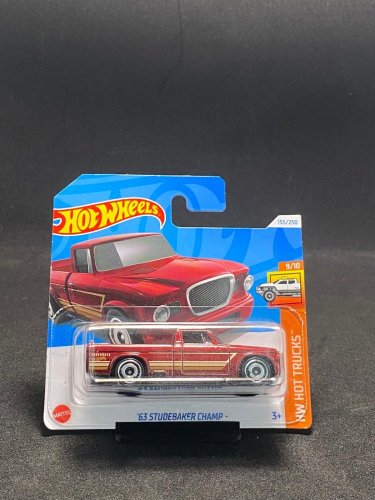 Hot Wheels -63 Studebaker Champ - varianta karty: ZE SBÍRKY