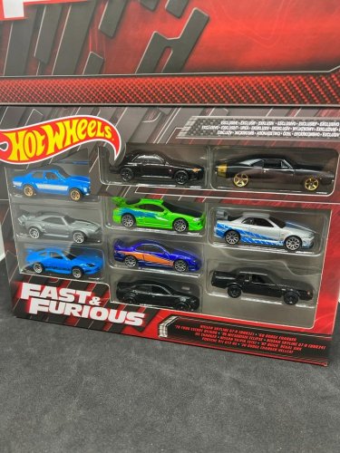 Hot Wheels - Fast and Furious 10-pack - GTR, Silvia, Supra